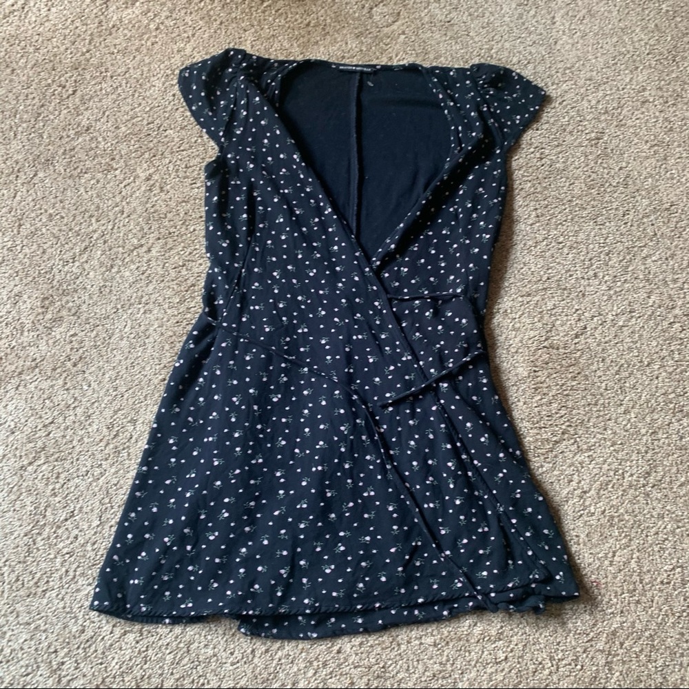 Brandy Melville Black and White Mini Dress